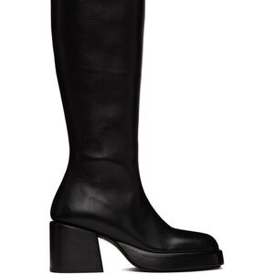 Marsèll Plattino Tall Platform Heel Boots Square Toe MW7021  size 37.5 / 7